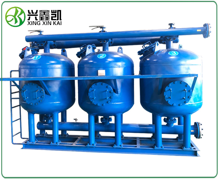 三罐浅层介质过滤器